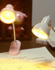 Mini LED Clip Reading Lamp Night Lights Home Portable Book Clip Lamp