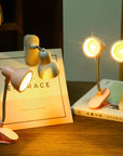 Mini LED Clip Reading Lamp Night Lights Home Portable Book Clip Lamp