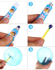 Magic Plastic Touchable Blow Bubbles Set