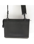 LV Messenger Bag Aerogram Black Leather