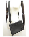 LV Messenger Bag Aerogram Black Leather