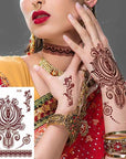Waterproof Mehndi Stickers Pack of 3