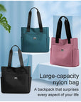Water Repellent Multi Pocket Nylon Shoulder Bag👜