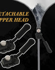 12Pcs/Set Metal Zipper Slider Puller Detachable Instant Repair Kit