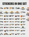 Peppy Kitchen Identifiers (Pack Of 10 With 50 Elements)