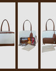 Tote Bag with Insulated Lunch Compartment