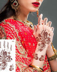 Waterproof Mehndi Stickers Pack of 3