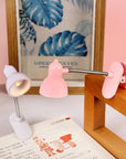 Mini LED Clip Reading Lamp Night Lights Home Portable Book Clip Lamp