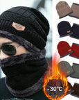 Warm Woolen Winter Cap and Neck Warmer for Men & Women