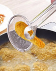 2-in-1 Stainless Steel Frying Strainer Tong