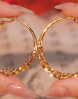 💎Circle Earrings with Zirconia