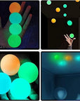 Sticky Glow Balls Pack of 3