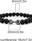 Gym Lava Stone Bracelet