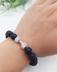 Gym Lava Stone Bracelet