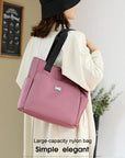 Water Repellent Multi Pocket Nylon Shoulder Bag👜
