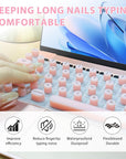 3D Keyboard Cover for Long Nails