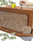 🔥The Last Day Sale 31% Off🔥 Wooden Money Saving Box with Counting Target