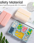 💊7 Compartments Portable Pill Case