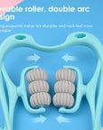 6 Wheel Pressure Point Neck Massager
