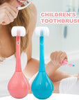 Three-sided Children's Toothbrush