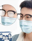 20 PCS Glasses Cleaner Wet Wipe Disposable Anti Fog
