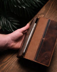Turkish Style Handmade Leather Phone Wallet ( PURE LEATHER )
