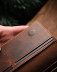 Turkish Style Handmade Leather Phone Wallet ( PURE LEATHER )