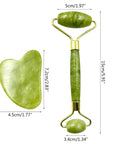 Facial Beauty - Pack Of Jade Face Roller & Gua Sha