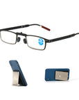 Reading Glasses with Metal Phone Holder