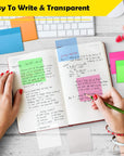 Transparent Sticky Note Pads 100 pcs