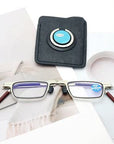 Reading Glasses with Metal Phone Holder