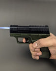 Gun Lighter with Cigarette Case