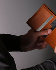 Leather Bifold Wallet with RFID Protection