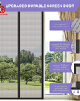 Retractable Magnetic Mosquito Door Screen