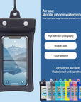Waterproof Phone Bag Sensitive Touch Screen Anti-slip Swimming Phone Covers
