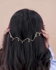Golden Hair Vine Clip