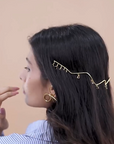 Golden Hair Vine Clip