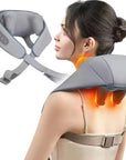 Electric Neck Shoulder Back Massager With Heat
