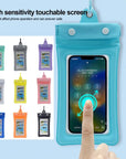 Waterproof Phone Bag Sensitive Touch Screen Anti-slip Swimming Phone Covers