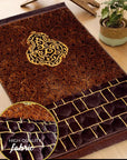 Thick Velvet Printed Janamaz | Prayer Mat