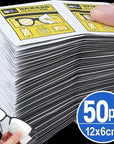 20 PCS Glasses Cleaner Wet Wipe Disposable Anti Fog