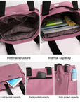 Water Repellent Multi Pocket Nylon Shoulder Bag👜