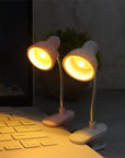 Mini LED Clip Reading Lamp Night Lights Home Portable Book Clip Lamp