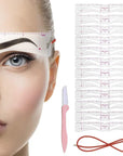 Reusable Eyebrow Stencil Shaper Kit