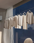 Stainless Steel Pull-Out Clothes-Drying Machine Rope Space-Saving Clothes Drying Rack