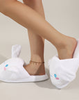 Plush Slippers with Moving Ears (Pair)