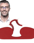 Portable Mini Nose Clip Reading Glasses +1.00