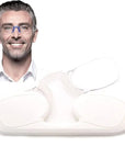 Portable Mini Nose Clip Reading Glasses +1.00