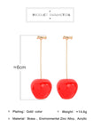 New Cherry Dangle Earrings