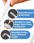 10pcs Shower Head Anti-Clogging Cleaning Brush